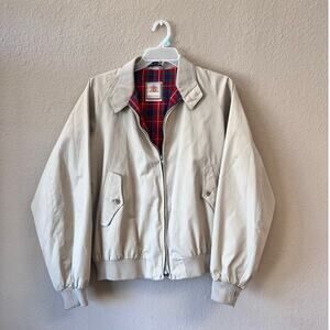 Vintage Baracuta Four Climes khaki full zip made in England bomber jacket